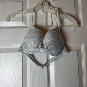 Victoria secret white sequin push up bikini top med